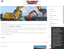 Tablet Screenshot of colombinoscaviedemolizioni.com